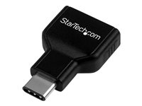 StarTech.com USB-C till USB-A-adapter - M/F - USB 3.0 - USB-adapter - 24 pin USB-C (hane) till USB typ A (hona) - USB 3.1 - svart - för P/N: HB31C2A1CGS, HB31C2A2CB, HB31C3A1CS, HB31C3ASDMB, HB31C4AS, PEXUSB311AC3 USB31CAADG