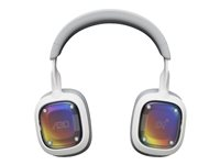 ASTRO Gaming A30 - Headset - fullstorlek - Bluetooth / LIGHTSPEED - trådlös, kabelansluten - USB-A via Bluetooth-adapter, 3,5 mm kontakt - vit 939-001994