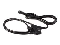 StarTech.com 10 ft Computer Power Cord Splitter IEC320 C14 to 2x IEC320 C13 - C13 to C14 PC Power Y Cable - 1x C14 (M) 2x C13 (F) (PXT100Y) - Strömdelare - power IEC 60320 C13 till IEC 60320 C14 - 3 m - svart PXT100Y