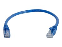 C2G Cat5e Booted Unshielded (UTP) Network Patch Cable - Patch-kabel - RJ-45 (hane) till RJ-45 (hane) - 2 m - UTP - CAT 5e - formpressad, hakfri, tvinnad - blå 83163