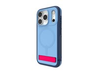 ZAGG Sedona Snap - Baksidesskydd för mobiltelefon - med fällbart ställ - MagSafe-kompatibilitet - kunglig glöd - för Apple iPhone 17 Pro 702319142