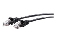C2G 20ft (6.1m) Cat6a Snagless Unshielded (UTP) Slim Ethernet Network Patch Cable - Black - Patch-kabel - RJ-45 (hane) till RJ-45 (hane) - 6.1 m - 4.8 mm - UTP - CAT 6a - hakfri, formpressad - svart C2G30151