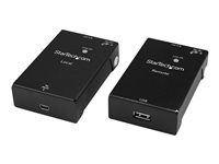 Startech USB 2.0-förlängare över Cat5e/Cat6-kabel (RJ45) - Upp till 50 m - USB-portförlängare adapterkit med hög hastighet - Strömförsörjd - USB över Ethernet-kabelförlängare - 480 Mbps - Metall - USB-förlängningskabel - USB 2.0 - över CAT 5e/6 - upp till 50 m - för P/N: SVA5N3NEUA USB2001EXTV