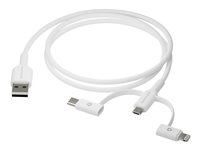 dbramante1928 re-charge - USB-kabelsats - 1 m - vit CBX3A3WH7176