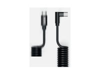 PORT Connect - USB-kabel - 24 pin USB-C (hane) vinklad till 24 pin USB-C (hane) rak - 1 m - spiralkabel (paket om 10) 900054P10