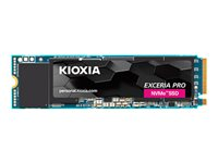 KIOXIA EXCERIA PRO LSE10Z001TG8 - SSD - 1 TB - inbyggd - M.2 2280 - PCIe 4.0 x4 (NVMe) LSE10Z001TG8