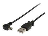 StarTech.com 91 cm Mini USB-kabel - A till högervinklad Mini B - USB-kabel - USB (hane) till mini-USB typ B (hane) - 91 cm - högervinklad kontakt - svart - för P/N: ST7C51224, ST7C51224EU, ST7CU35122, SV565HDIP USB2HABM3RA