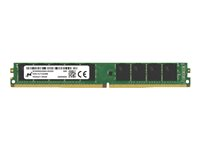 Micron - DDR4 - modul - 16 GB - DIMM 288-pin - 3200 MHz / PC4-25600 - CL22 - 1.2 V - ej buffrad - ECC - VMware vSphere Loyalty Program (VLP) MTA18ADF2G72AZ-3G2E1R