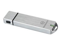 IronKey Basic S1000 - USB flash-enhet - krypterat - FIPS 140-2 Level 3 - 128 GB - USB 3.0 - TAA-kompatibel IKS1000B/128GB