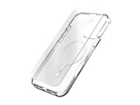 Zagg Luxe + Glass 360 - Baksidesskydd för mobiltelefon - MagSafe-kompatibilitet - grafen - klar - med skärmskyddare - för Apple iPhone 16 Pro Max 700515365