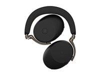 Jabra Evolve3 85 MS - Headset - fullstorlek - Bluetooth - trådlös, kabelansluten - aktiv brusradering - 3,5 mm kontakt, USB-A via Bluetooth-adapter - ljudisolerande - svart - Certifierad för Microsoft-teams 38599-999-999