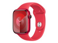 Apple - Band för smart klocka - 45 mm - storlek S/M - produkt (RÖD) MT3W3ZM/A