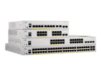 Cisco Catalyst 1000-8T-E-2G-L - Switch - Administrerad - 8 x 10/100/1000 + 2 x kombinations-Gigabit SFP (upplänk) - rackmonterbar - återanvänd C1000-8T-E-2G-L-RF