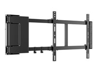 Multibrackets M Motorized Swing Mount Large - Monteringssats (svängbar arm) - för LCD-TV - metall - svart - skärmstorlek: 37"-55" - väggmonterbar 7350022734500