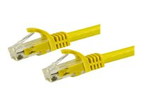StarTech.com 7m CAT6 Ethernet Cable, 10 Gigabit Snagless RJ45 650MHz 100W PoE Patch Cord, CAT 6 10GbE UTP Network Cable w/Strain Relief, Yellow, Wiring is UL Certified/TIA - Category 6 - 24AWG (N6PATC7MYL) - Patch-kabel - RJ-45 (hane) till RJ-45 (hane) - 7 m - UTP - CAT 6 - hakfri - gul N6PATC7MYL
