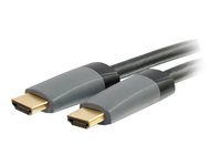 C2G 0.5m Select High Speed HDMI Cable with Ethernet - 4K - UltraHD - HDMI-kabel med Ethernet - HDMI hane till HDMI hane - 50 cm - skärmad - svart 80550