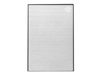 Seagate One Touch STKZ5000401 - Hårddisk - 5 TB - extern (portabel) - USB 3.0 - silver - med Seagate Rescue Data Recovery STKZ5000401