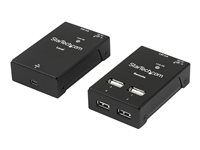 StarTech.com USB 2.0-över-Cat5-eller-Cat6-förlängare med 4 portar - 50 m - USB-förlängningskabel - USB 2.0 - över CAT 5/6 - 4 portar - upp till 50 m - för P/N: SVA5N3NEUA USB2004EXTV