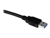 StarTech.com 1,5 m svart SuperSpeed USB 3.0-förlängningskabel till skrivbordet - A till A M/F - USB-förlängningskabel - USB typ A (hona) till USB typ A (hane) - USB 3.0 - 1.5 m - svart - för P/N: CFASTRWU3, S355BU33ERM, USB3SAA3MBK USB3SEXT5DKB