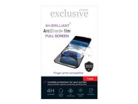 Insmat Exclusive AntiShard+ - Skärmskydd för mobiltelefon - helskärm - 3D - film - transparent - för Motorola Moto G85 861-1576