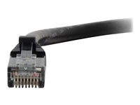 C2G Cat6 Booted Unshielded (UTP) Network Patch Cable - Patch-kabel - RJ-45 (hane) till RJ-45 (hane) - 30 cm - UTP - CAT 6 - formpressad, hakfri, tvinnad - svart 83404