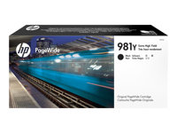 HP 981Y - 343.5 ml - Extra lång livslängd - svart - original - PageWide - bläckpatron - för PageWide Enterprise Color MFP 586; PageWide Managed Color E55650 L0R16A
