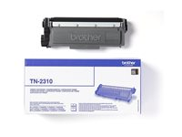 Brother TN2310 - Svart - original - tonerkassett - för Brother DCP-L2500, L2520, L2560, HL-L2300, L2340, L2360, L2365, MFC-L2700, L2720, L2740 TN2310