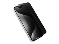 OtterBox Premium Pro - Skärmskydd för mobiltelefon - glas - med sekretessfilter - klar - för Apple iPhone 16 Pro Max 77-96224
