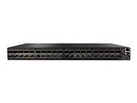 NVIDIA Quantum QM8700 - Switch - smart - 40 x HDR InfiniBand QSFP56 - främre till bakre luftflöde - rackmonterbar 920-9B110-00RH-0M0