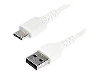 StarTech.com 2 m USB 2.0 till USB-C-kabel -&nbsp;vit - USB-kabel - USB (hane) rak till USB-C (hane) rak - Thunderbolt 3 / USB 2.0 - 2 m - vit RUSB2AC2MW