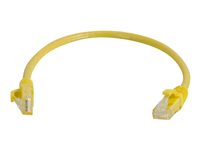 C2G Cat6 Booted Unshielded (UTP) Network Patch Cable - Patch-kabel - RJ-45 (hane) till RJ-45 (hane) - 1 m - UTP - CAT 6 - formpressad, hakfri, tvinnad - gul 83466