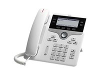 Cisco IP Phone 7841 - VoIP-telefon - SIP, SRTP - 4 linjer - vit - återanvänd - TAA-kompatibel CP-7841-W-K9-RF