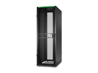 APC NetShelter SX - Rack skåp - 2258 H x 750 B x 1200 D mm, med sidor - golvstående - svart - 48U - 19" - TAA-kompatibel AR3347B2