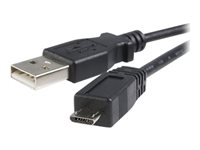 StarTech.com 2 m Micro USB-kabel - A till Micro B - USB-kabel - USB (hane) till mikro-USB typ B (hane) - USB 2.0 - 2 m - svart UUSBHAUB2M