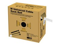 Multibrackets M Universal Cable Sock Roll 55 mm x 50 m - Kabelorganiserare - vit 7350022732537