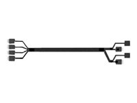 Intel - SATA/SAS-kabel - 4i MiniLink SAS (SFF-8611) (hane) rak till 4i MiniLink SAS (SFF-8611) (hane) högervinklad - 87.5 cm A2U4PSWCXCXK2