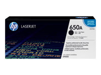 HP 650A - Svart - original - LaserJet - tonerkassett (CE270A) - för Color LaserJet Enterprise CP5520, CP5525, M750 CE270A