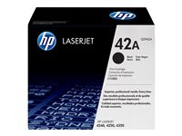 HP 42A - Svart - original - LaserJet - tonerkassett (Q5942A) - för LaserJet 4240, 4250, 4350 Q5942A