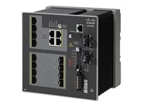 Cisco Industrial Ethernet 4000 Series - Switch - Administrerad - 8 x SFP + 4 x kombinations-Gigabit SFP - DIN-skenmonterbar - DC power - TAA-kompatibel IE-4000-8S4G-E