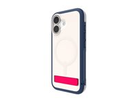 ZAGG Sedona Snap - Baksidesskydd för mobiltelefon - MagSafe-kompatibilitet - grafen - rött ljus och blått - för Apple iPhone 17 702319136