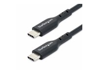 StarTech.com 13ft (4m) USB-C Charging Cable, USB C Cable, 60W 3A PD - USB-kabel - 24 pin USB-C (hane) till 24 pin USB-C (hane) - USB 2.0 - 5 / 9 / 12 / 15 / 20 V - 3 A - 4 m - USB Power Delivery (60W), passiv - svart USB2CC4MBKE