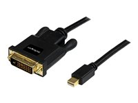 StarTech.com 1,8 m Mini DisplayPort till DVI-kabel - Mini DP till DVI-kabeladapter - 1080p video - Passiv mDP 1,2 till DVI-D Single Link - mDP eller Thunderbolt 1/2 Mac/PC till DVI-skärm - DisplayPort-kabel - Mini DisplayPort (hane) till DVI-D (hane) - 1.82 m - svart MDP2DVIMM6B