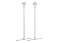 Multibrackets M Pro Series - Hölje - låg profil - för LCD-display - låsbar - stål - vit - skärmstorlek: 49"-65" - monterbar på golv till tak 7350105211652