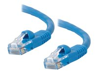 C2G Cat5e Booted Unshielded (UTP) Network Patch Cable - Patch-kabel - RJ-45 (hane) till RJ-45 (hane) - 30 m - UTP - CAT 5e - formpressad, hakfri, tvinnad - blå 83170