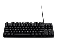 Logitech G G413 TKL SE - Tangentbord - TKL - bakgrundsbelyst - USB - AZERTY - belgisk - tangentbrytare: Tactile - svart 920-010565