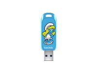 SanDisk Smurfs - Smurfette Edition USB flash-enhet - 256 GB - USB 3.2 Gen 1 SDCZIS-256G-G46