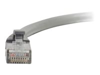 C2G Cat6 Booted Unshielded (UTP) Network Patch Cable - Patch-kabel - RJ-45 (hane) till RJ-45 (hane) - 30 cm - UTP - CAT 6 - formpressad, hakfri, tvinnad - grå 83364