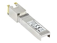 Startech MSA-kompatibel SFP+-sändarmodul - 10GBASE-T - SFP+ sändar/mottagarmodul - 10GbE - 10GBase-X, 10GBase-T - RJ-45 - upp till 30 m - TAA-kompatibel - för P/N: PEX10GSFP SFP10GBTST