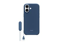 Beats - Baksidesskydd för mobiltelefon - med fällbart ställ - MagSafe-kompatibilitet - polykarbonat - bedrock blue - för iPhone 17 MGTM4LL/A