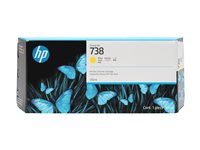 HP 738 - 300 ml - gul - original - DesignJet - bläckpatron - för DesignJet T950 676M8A